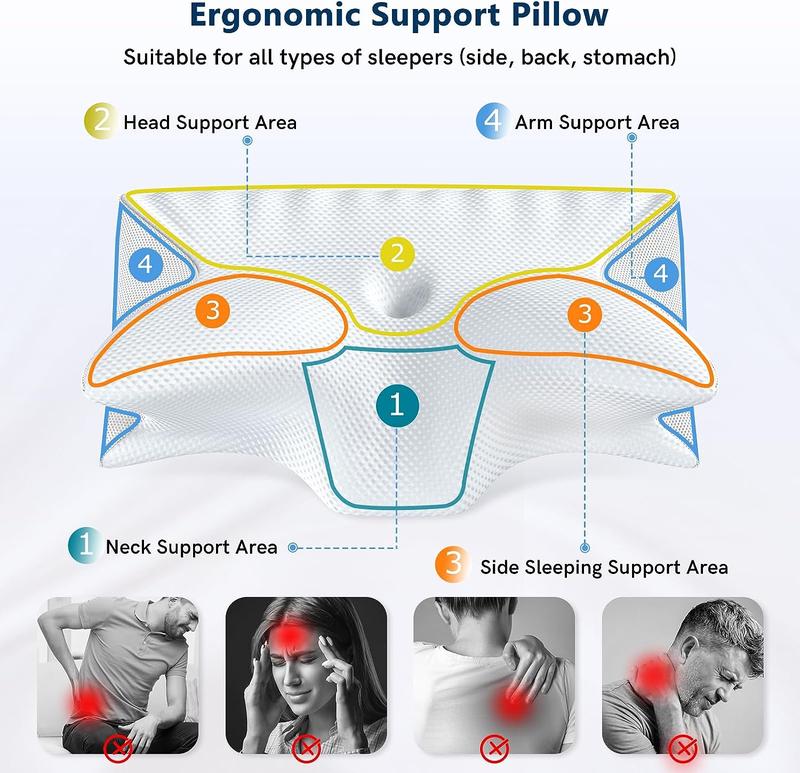 Contour Memory Foam Pillow